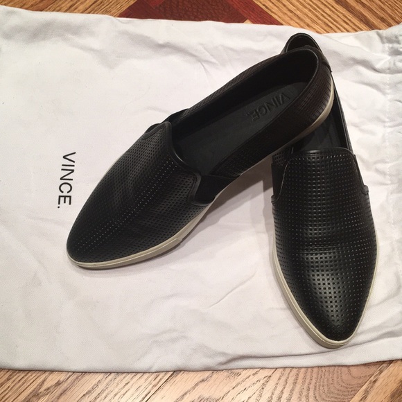 Vince Pierce 2 Perforates leather slip on sneaker - Picture 4 of 4
